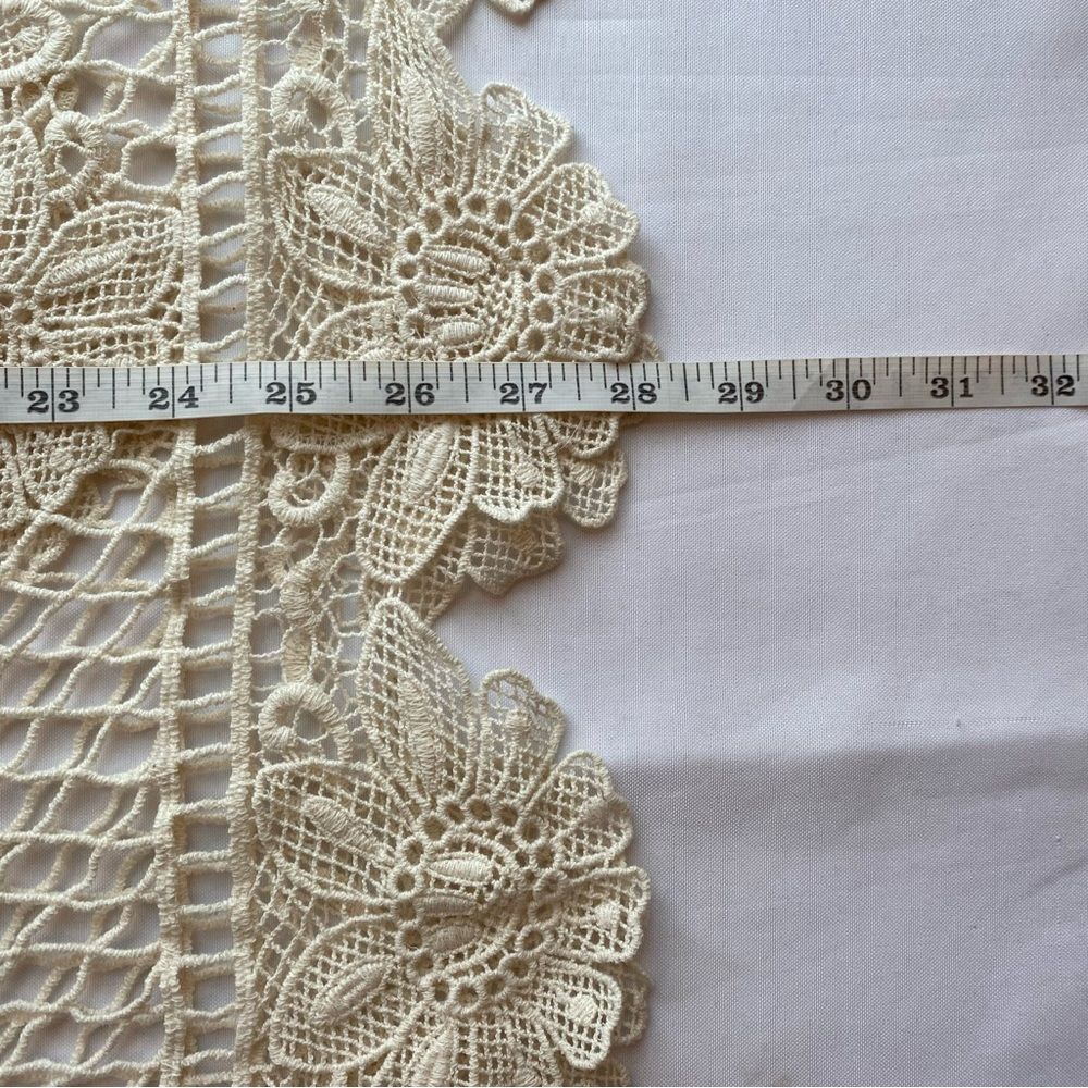 NWT For Love & Lemons Ivory Maldives Crochet Mini Dress/ Cover-Up Size Medium - Picture 15 of 15